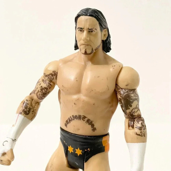 2010 Mattel WWE Wrestling CM Punk Figure  WWF WCW - Picture 2 of 16